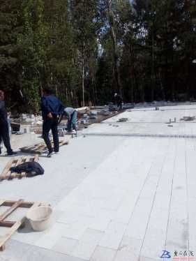 吉林磐石東山公園在建設(shè)中