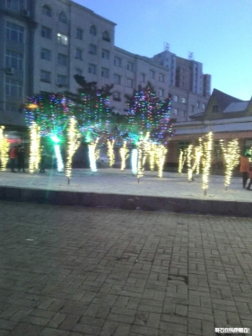 磐石夜景的美麗逛磐石的一角